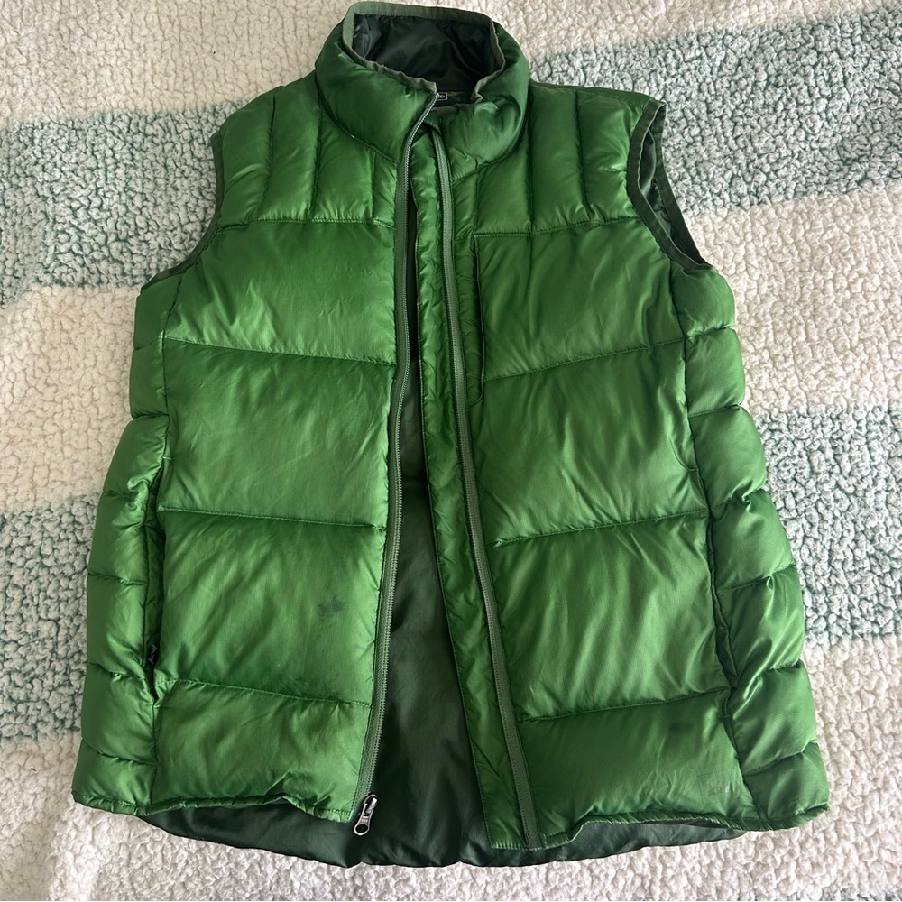 REI Vintage Green Puffer Vest